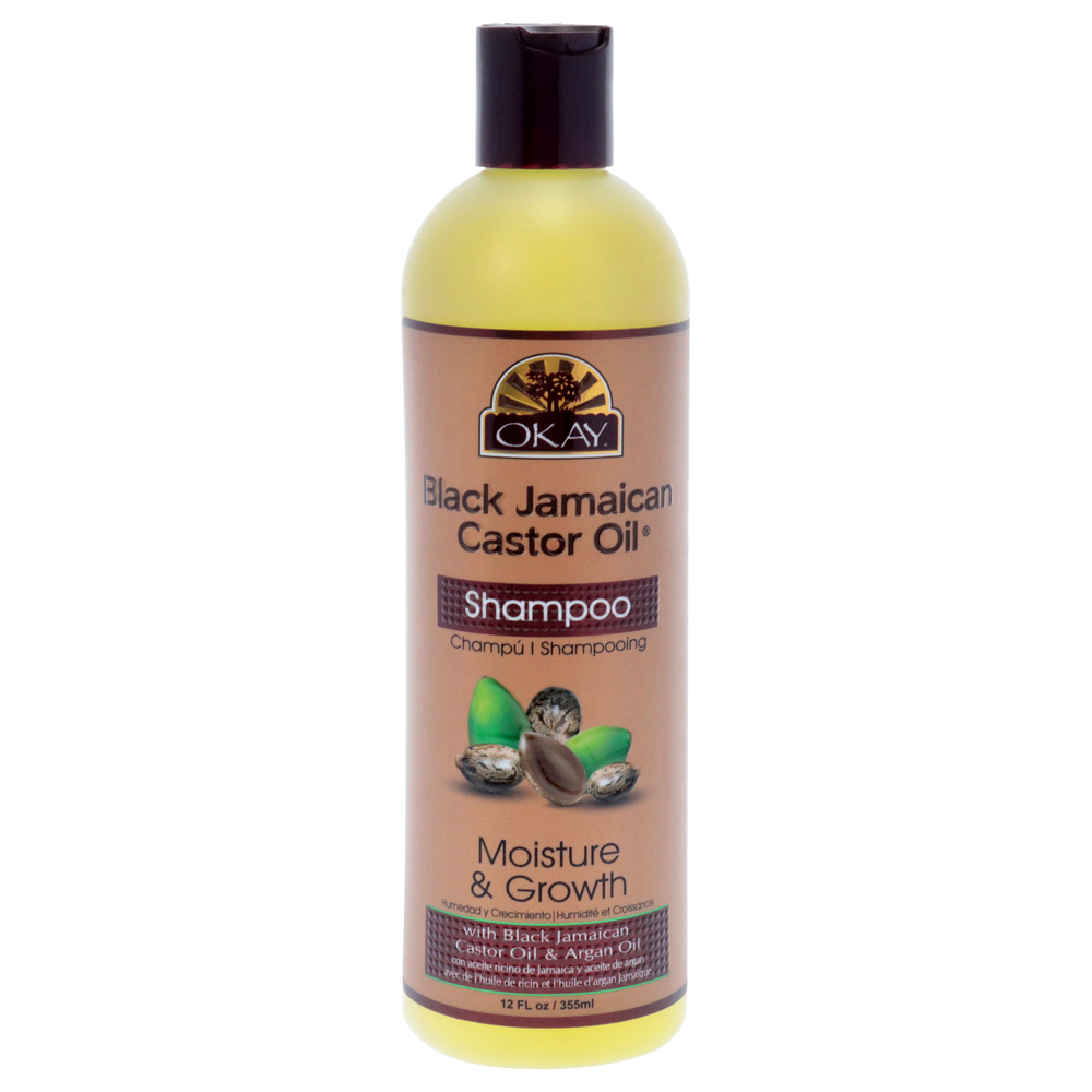 Black Jamaican Castor Oil Shampoo by Okay for Unisex - 12 oz Shampoo